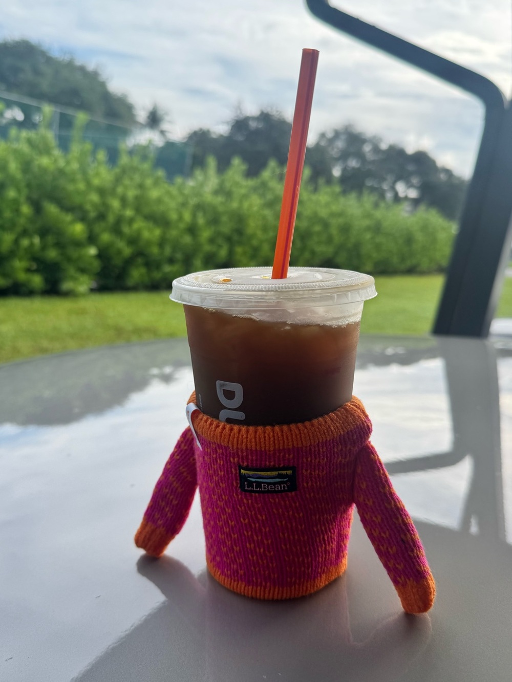 BNWT Dunkin' Donuts L.L.Bean Sweater Sleeve